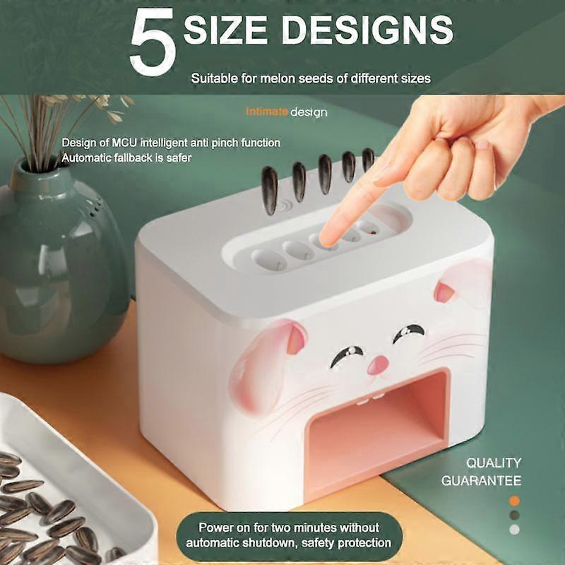 Automatic Sunflower Melon Seed Peeling Machine Opener Nutcracker Walnut Lazy Electric Melon Peeler Clamp Kitchen Gadgets