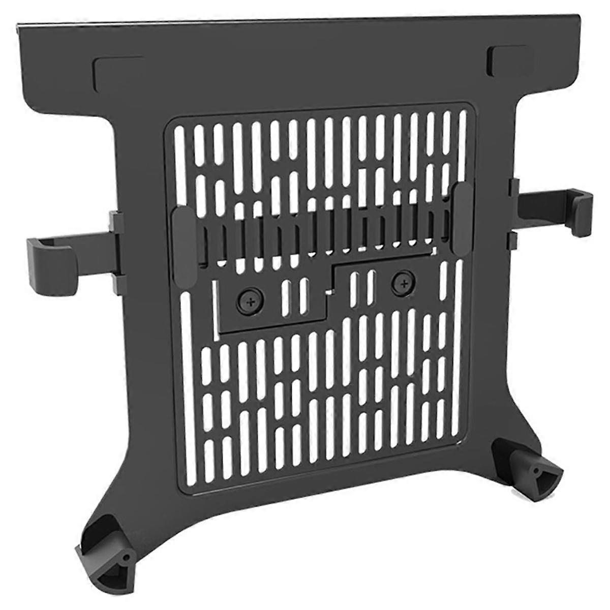 New -2 Laptop Mount Tray Laptop Holder Arm Mount Vented Notebook Tray Expandable Clamps for 10-17Inch Notebook