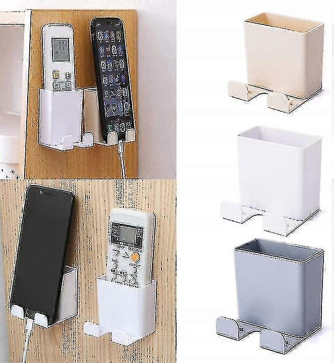 3 Pcs Remote Control Holder For Wall Mounting Made Of Abs