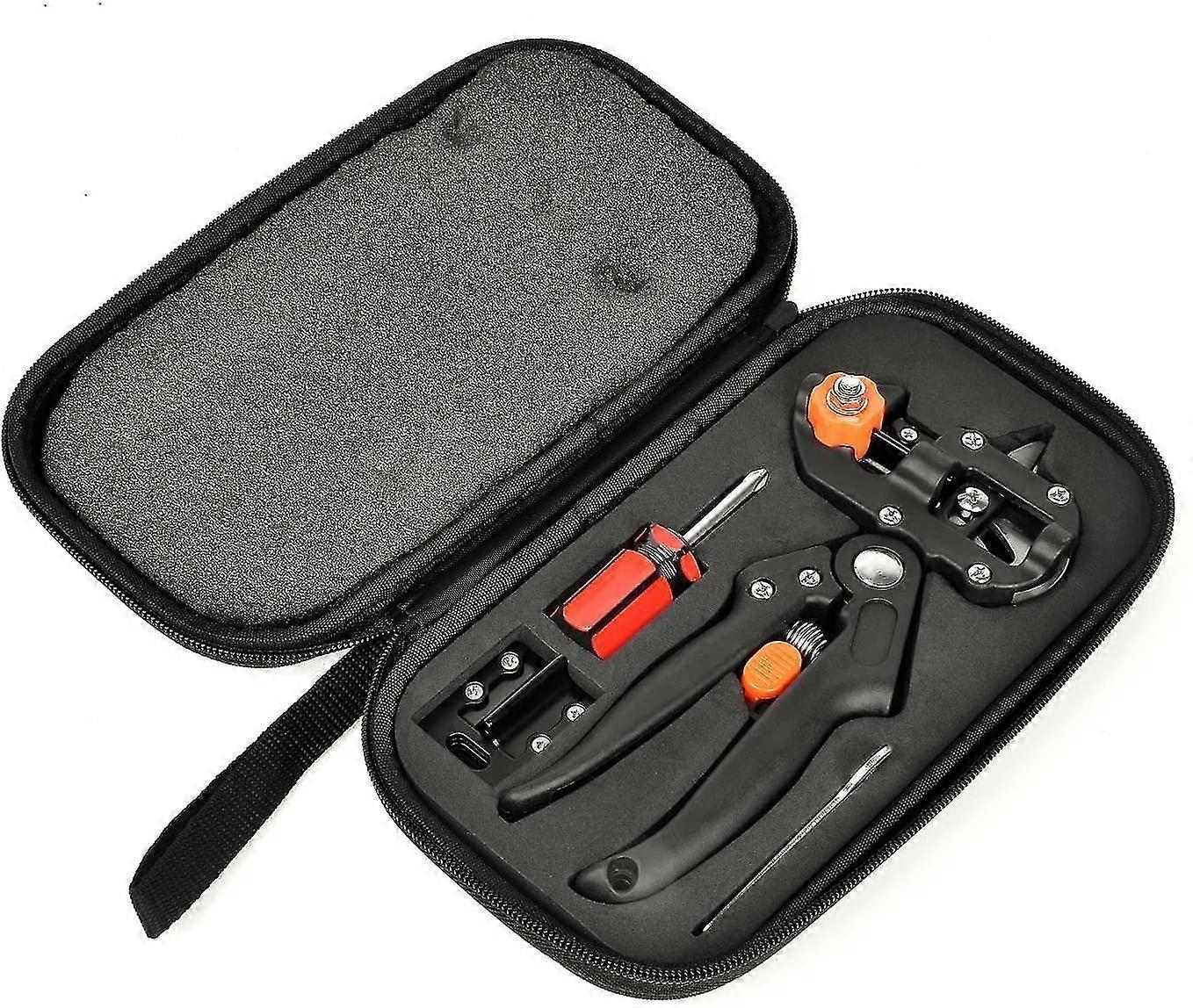 Professional Pruner Pruning Garden Tools Automatic Tool With Black Carrying Case