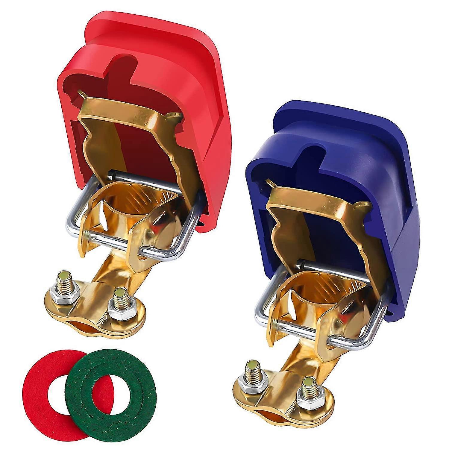 Battery Terminals Quick Release 2 Pcs,car Battery Connectors Pure Copper