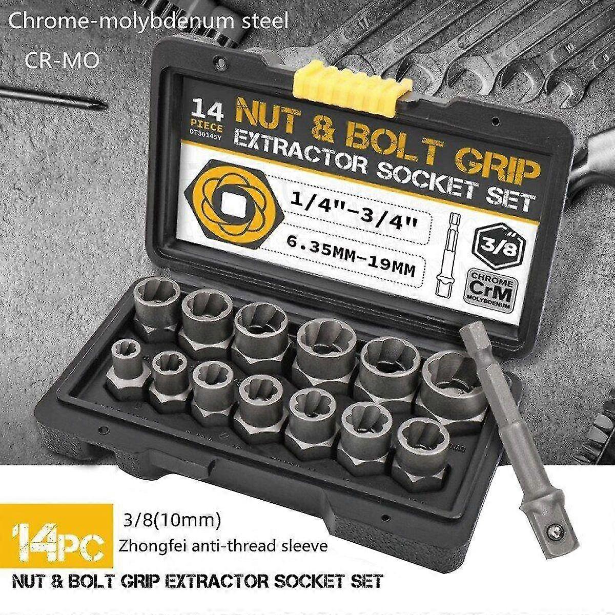 Nut Extractor Socket Screw Nut Extractor Remover Socket Tool Automotive Supplies
