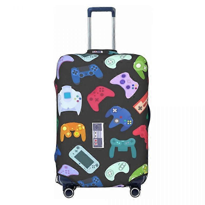 Video Game Suitcase Cover Fun Gaming Gifts Business Flight Elastic Luggage Case Protector