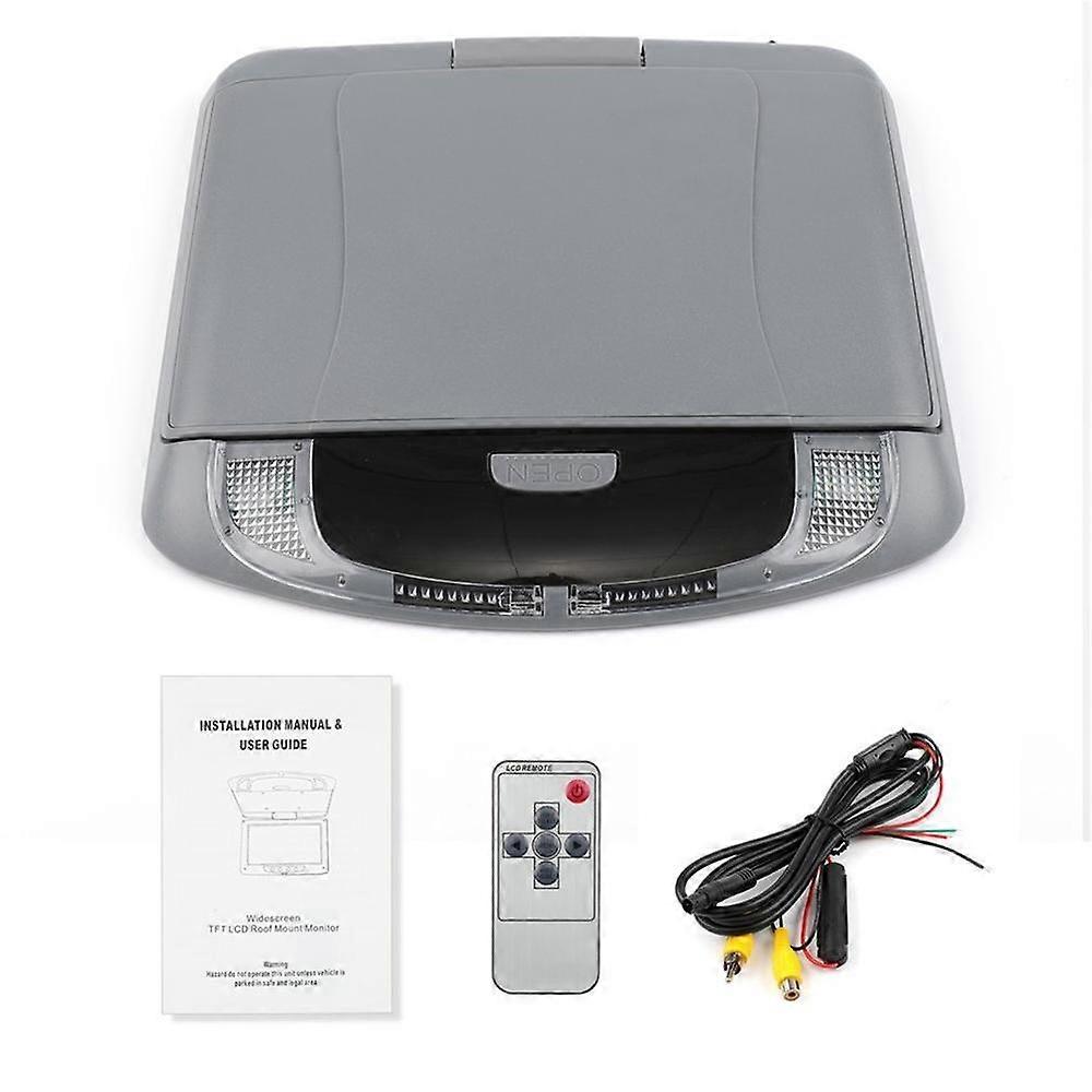 New 9 inch 800*480 Screen Car Roof Mount LCD Color Monitor Flip Down Screen Overhead Multimedia Video Ceiling Roof mount Display