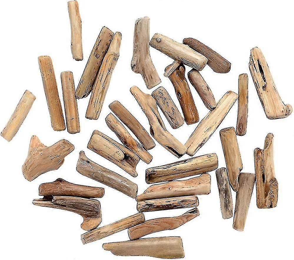 50pcs/pack Driftwood Wooden Multiple Shapes For Handmade Craft
