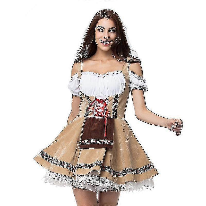 Κυρίες Oktoberfest Κοστούμι Γερμανία Βαυαρική Μπύρα Σερβιτόρα Υπηρέτρια Σερβιτόρος Παρέλαση Ταβέρνα Καρναβάλι Φανταχτερό φόρεμα πάρτι