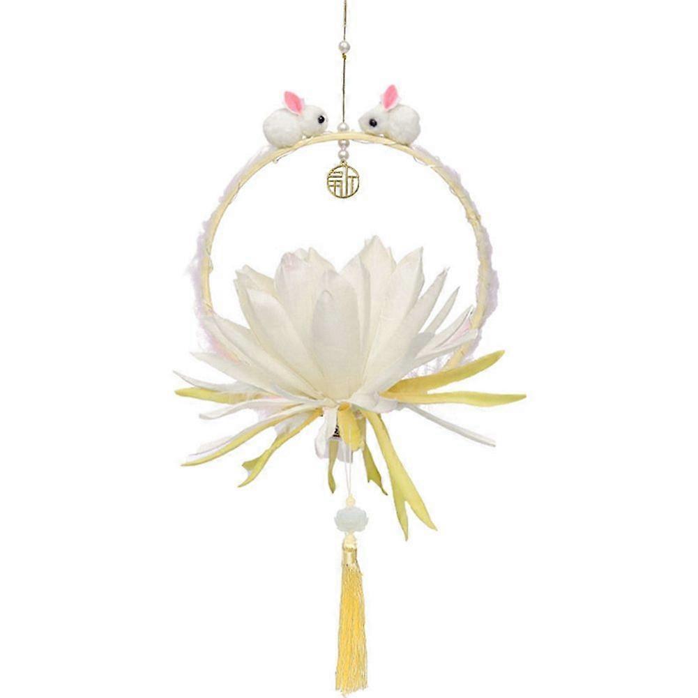 Chinese Lanterns DIY Mid-Autumn Lanterns Material Set LED Flower Lantern for Middle Autumn Festival