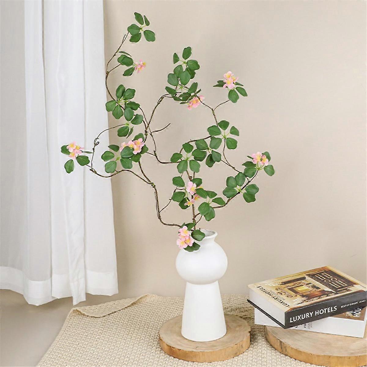 Imitation Guanyin Lotus Leaf Rattan Flower Arrangement and Landscaping with Meaning Long Withered V