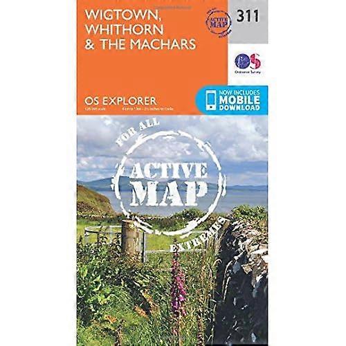 OS Explorer Map Active (311) Wigtown, Whithorn and the Machars (OS Explorer Active Map)