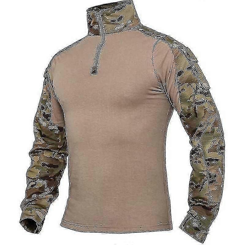 Męska taktyczna koszulka bojowa na zewnątrz