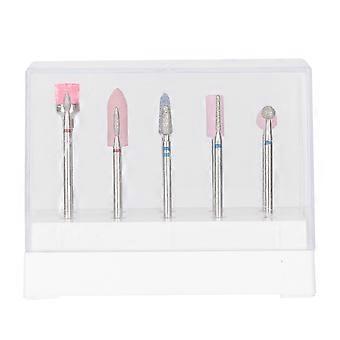 10pcs / Set Nail Drill Bits File Grinding Head Set Electric Manicure Pedicure Nail Art Tools