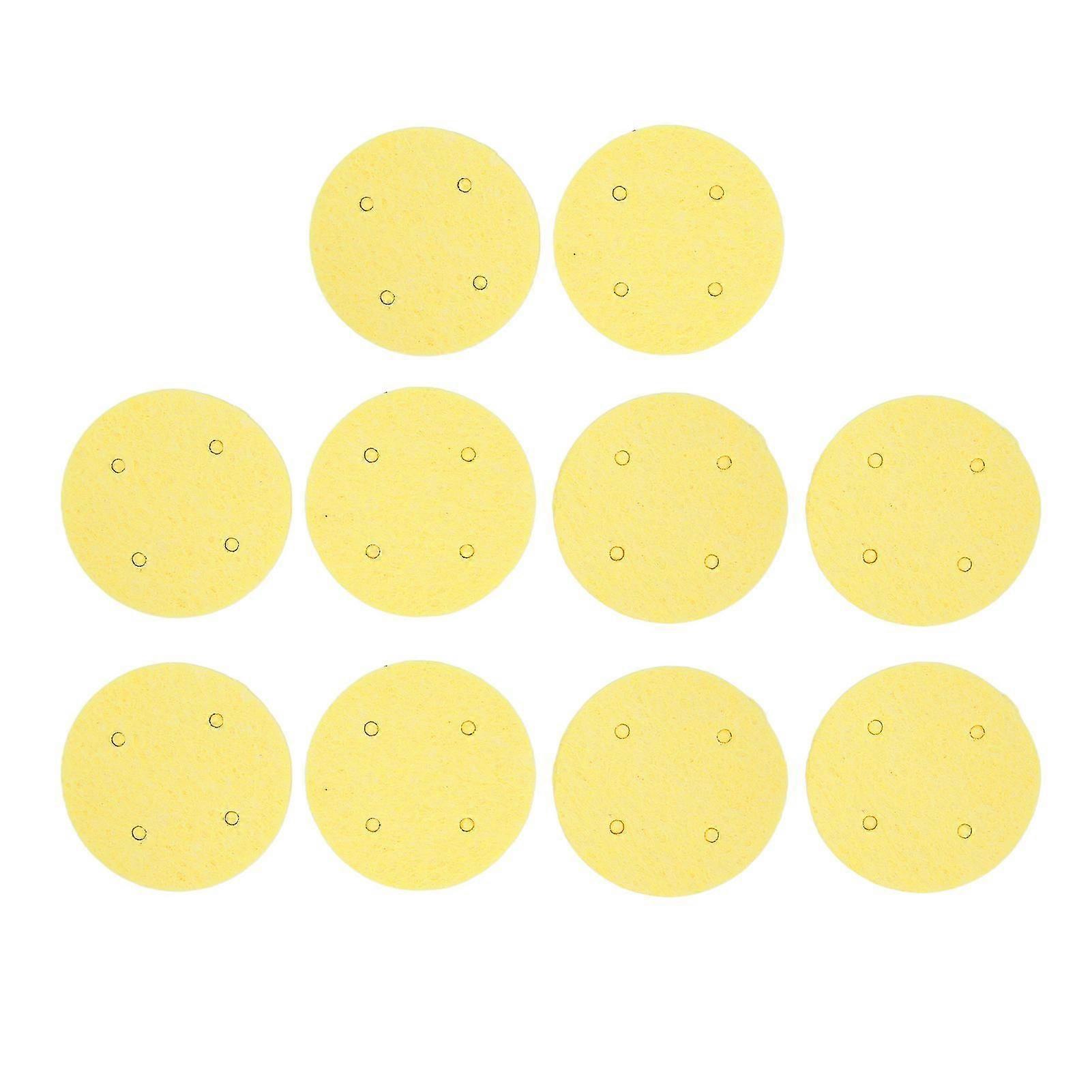 10pcs 60mm EMS Electrodes Conductive Pads Sponge Reusable Replacement for Interference Electrotherapy Instrument