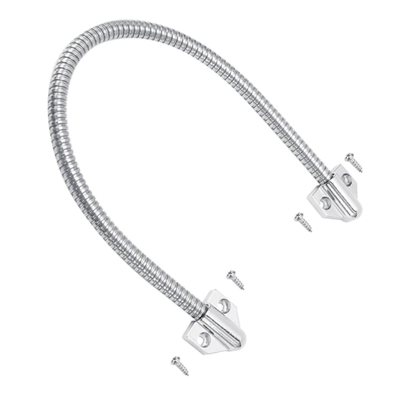 1Pc 40cm Long Door Loop With Triangle Ends For Exposed Mortise Mounting Protect Wire Cable