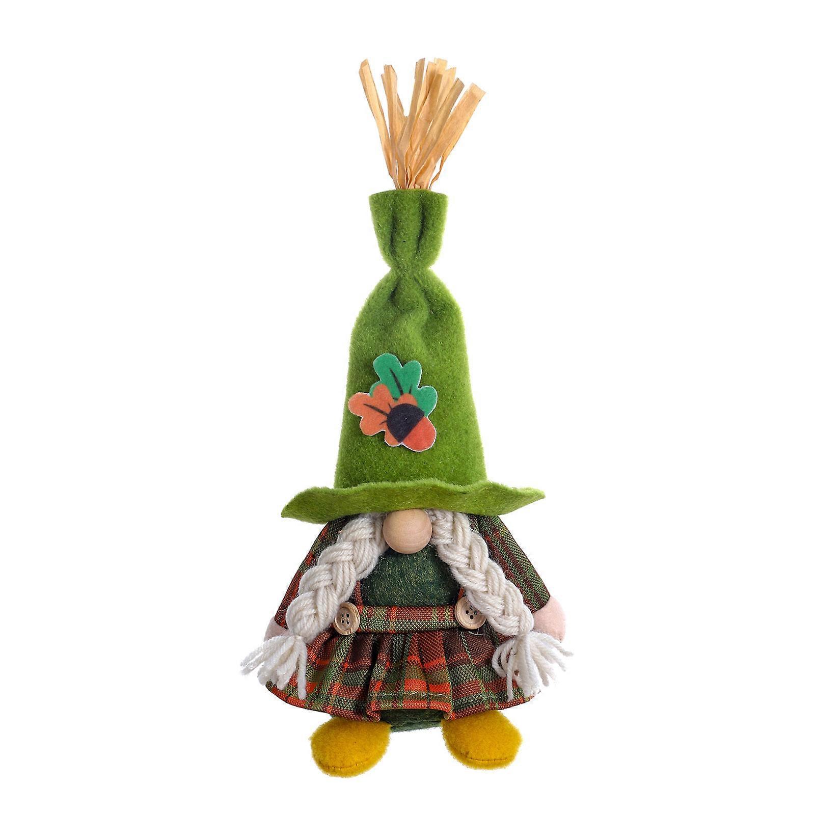 12’’ Faceless Gnome for Doll Scandinavian Felt Dwarf for Doll for Thanksgiving Day Home Table Tree Decoration Fall Party