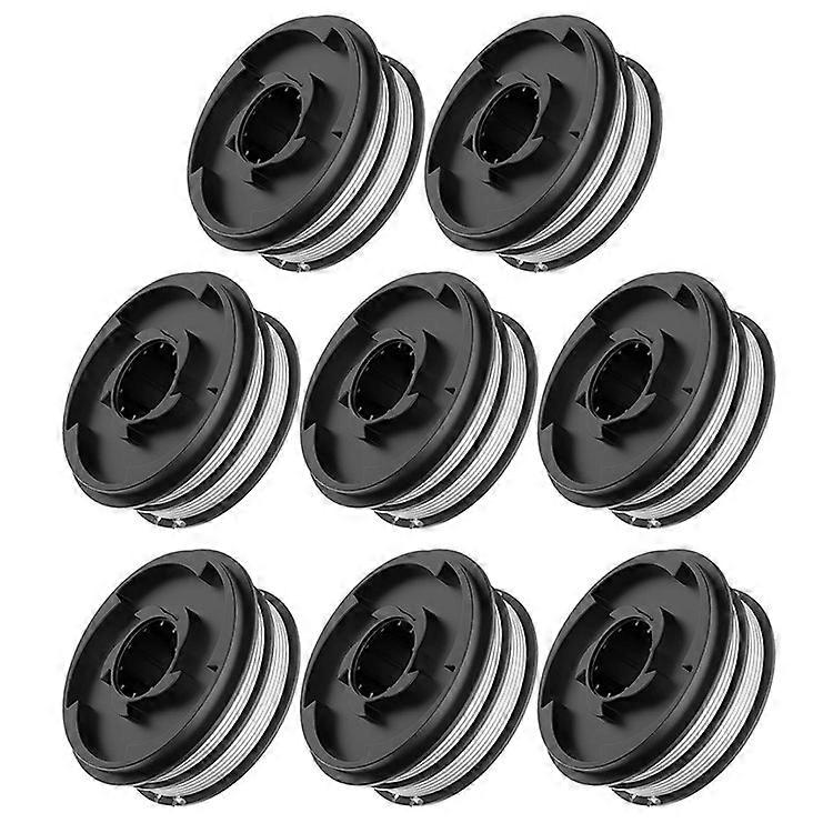 8Pcs TLE-02 Compatible For Gardenline GLR 450 / 451 Lawn Mower 3405685 Spare Wire Reel Replacement Spool