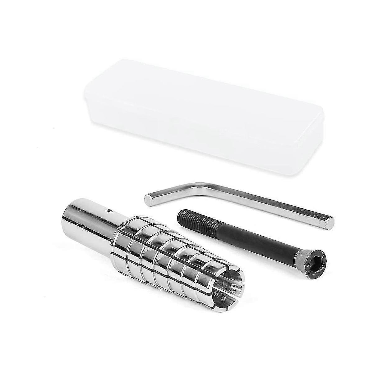 Expanded Stainless Steel Ring Mandrel with Hex Key - Heavy Duty Ring Forming Tool for Ring Turning