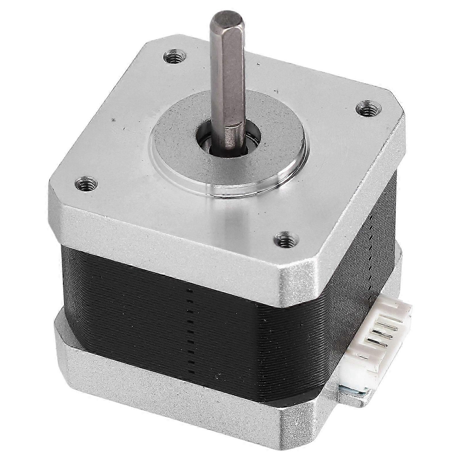 5pcs Stepper Motor High Accuracy Stability Uniform Speed Lower Noise Three Dimensional Printer Motorthread (1 Black And 1 White)