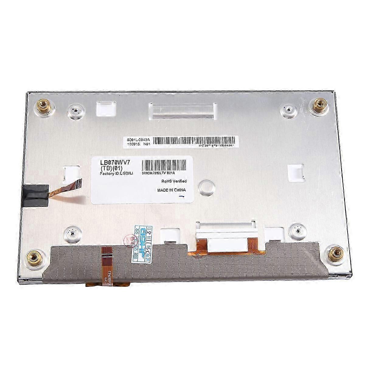 Schermo LCD da 7 pollici LB070WV7 Display tattile TD01 LB070WV7-TD01 per navigazione auto TFT LCD Monit