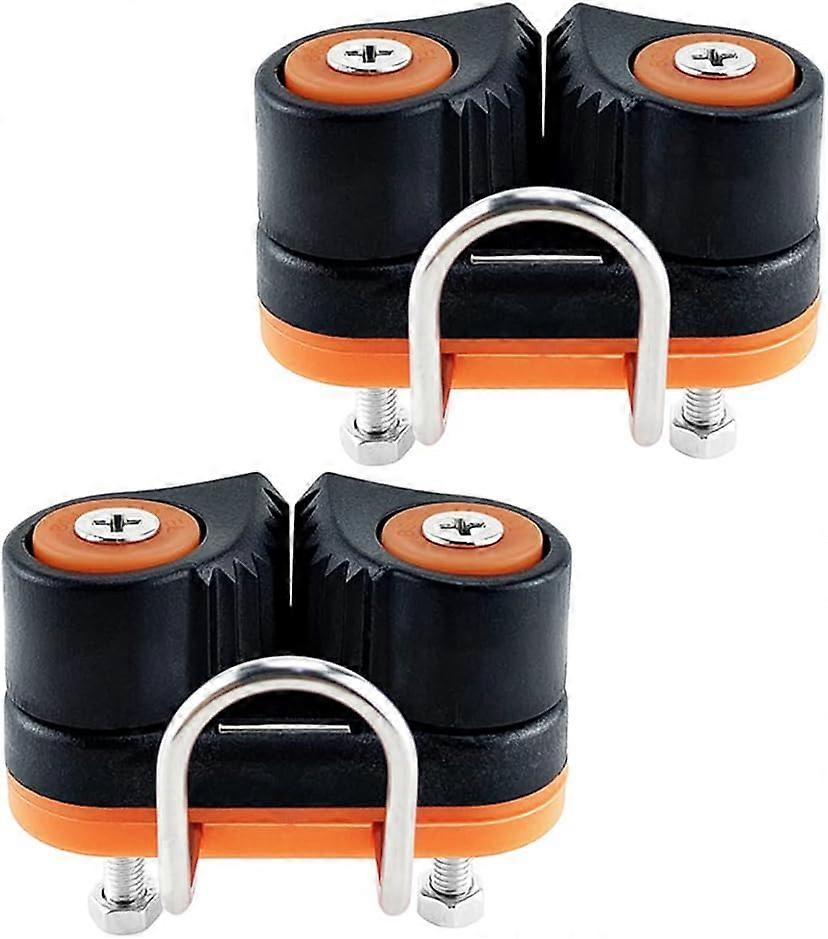 帆船快速进入夹板，船用级铝制凸轮绳夹，用于 3 至 12 毫米的绳索