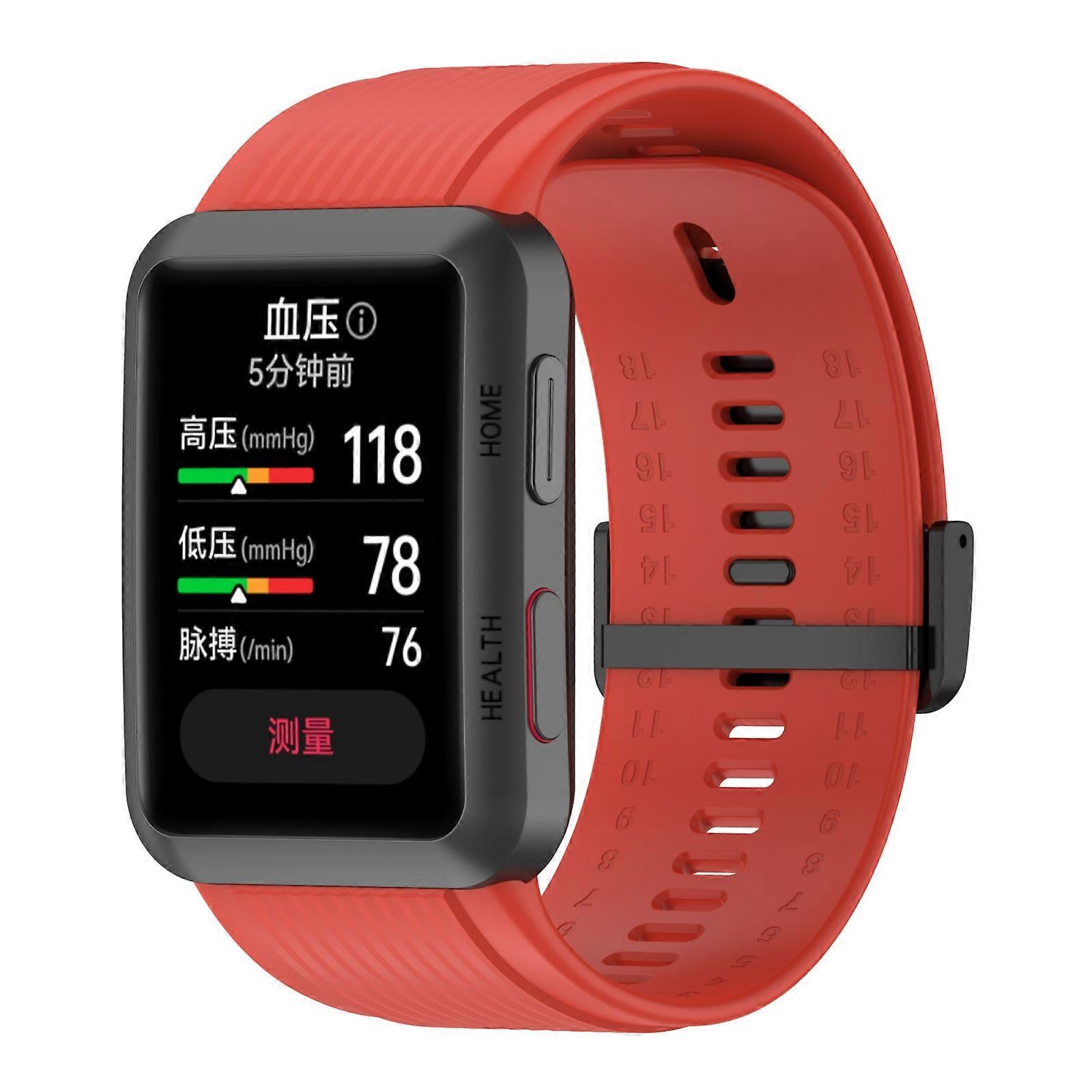 For Huawei Watch D Solid Color Silicone Watch Band with Buckle