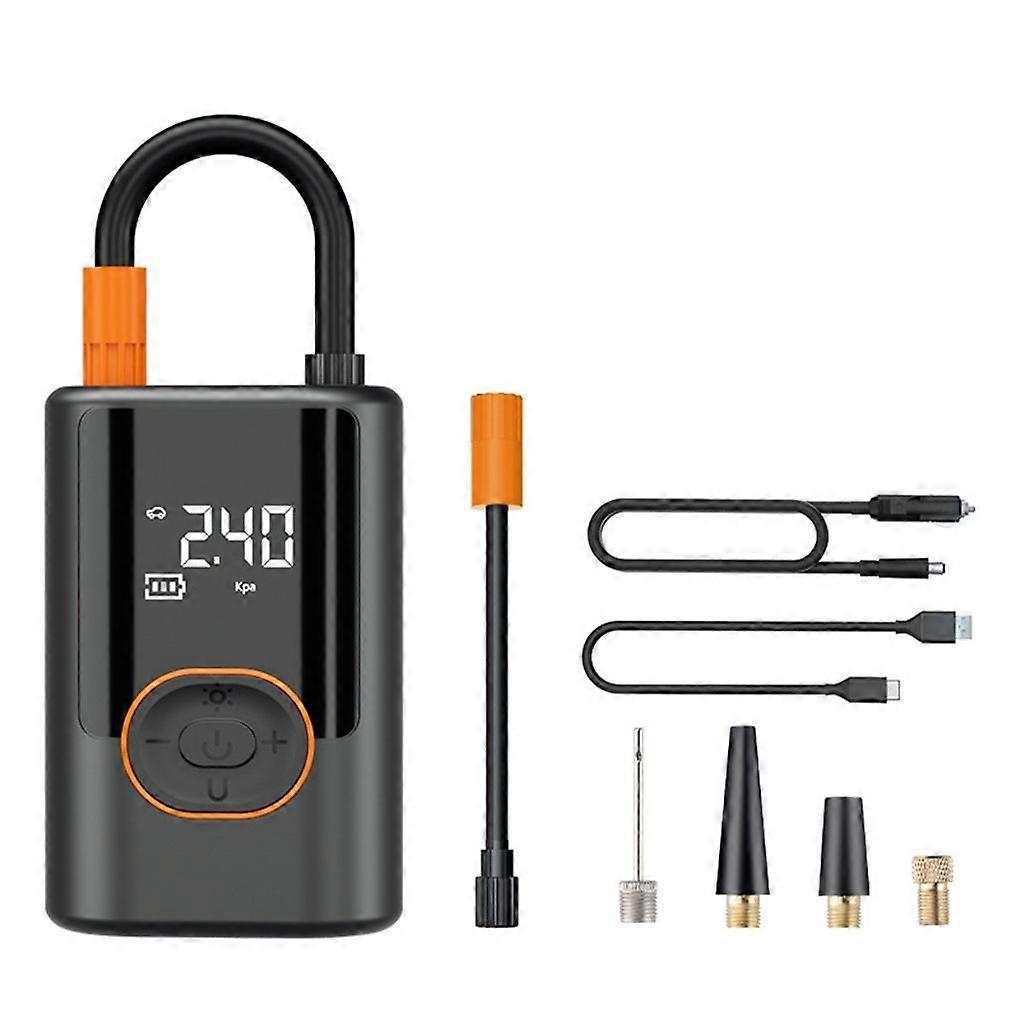 Motorrad Elektrischer Luftkompressor mit LED-Licht Reifen Aufblasbare Pumpe Inflator