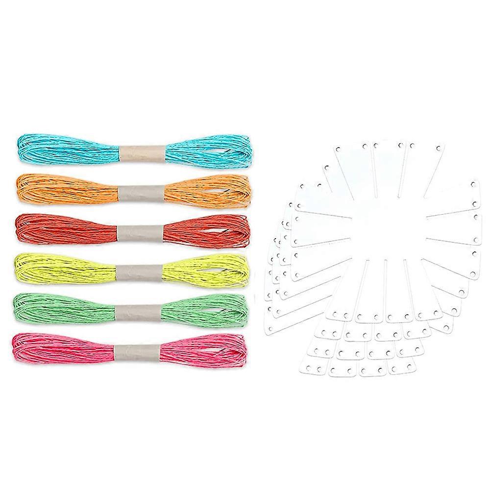 Basket Weaving Kit for Kids - Educational Easter Basket Craft Set with Colorful Stringing Materials and Instructions