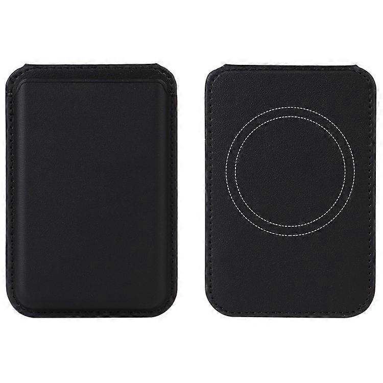 G057 Magnetic Card Holder for Back Of Phone PU Leather Kickstand