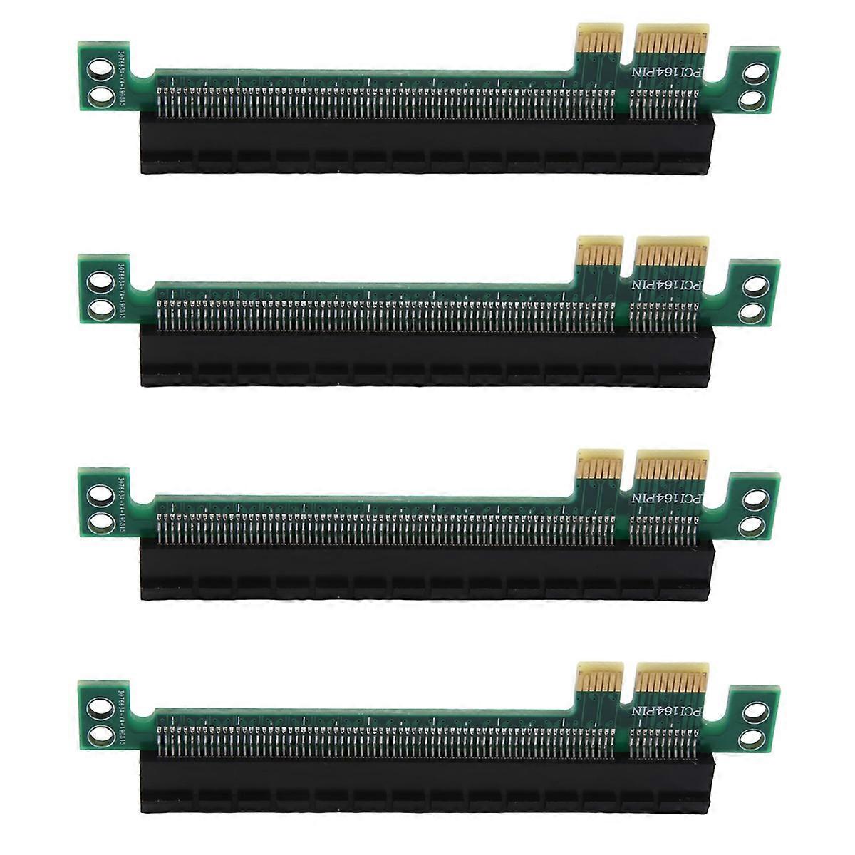 4X PCI-E Express 1X to 16X Extender Converter Male to Female Riser Card Adapter Extension for Graph