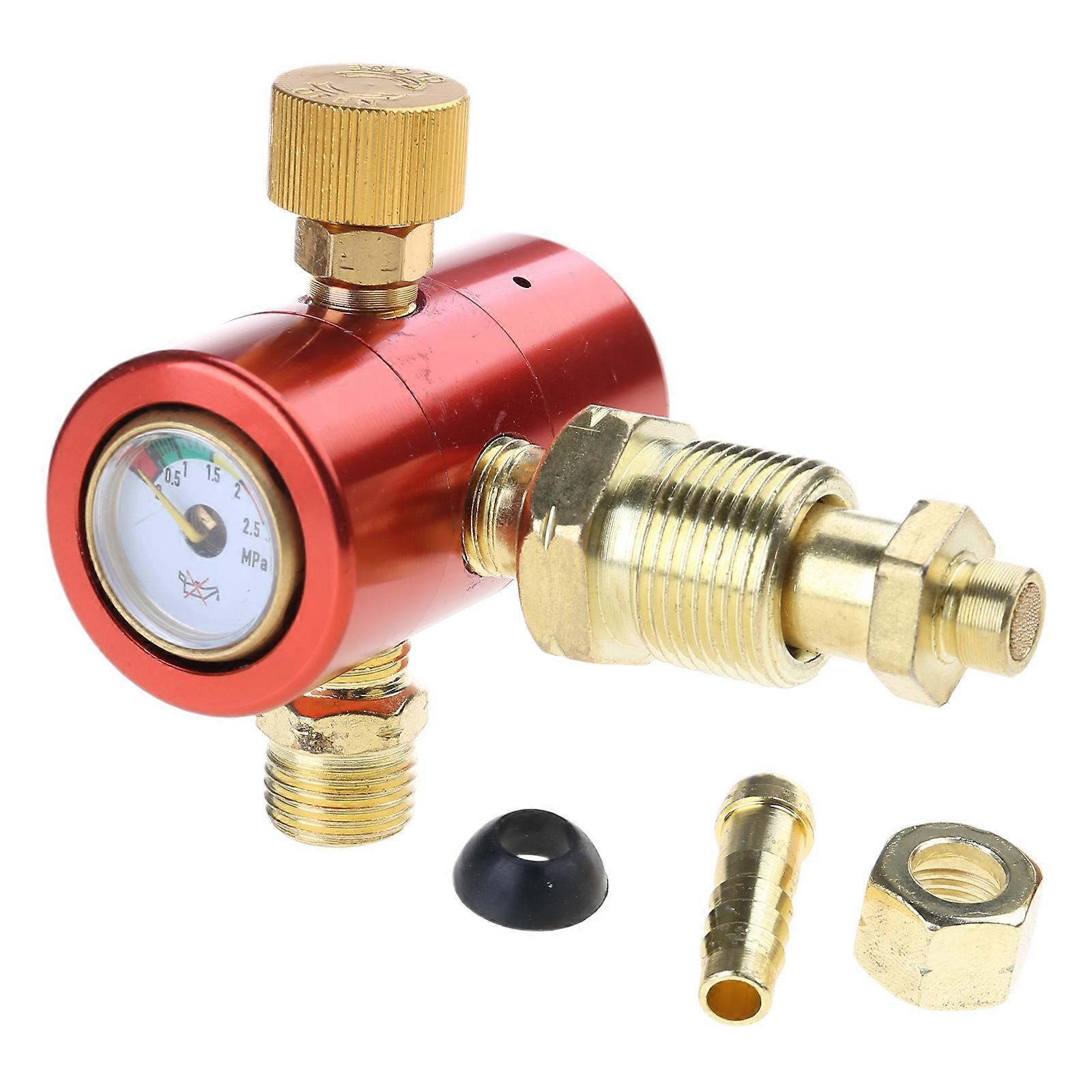 Professional Oxygen Propane Acetylene Regulator with Easy Pressure Adjustment Metal Pressure Gauges for Technicians
