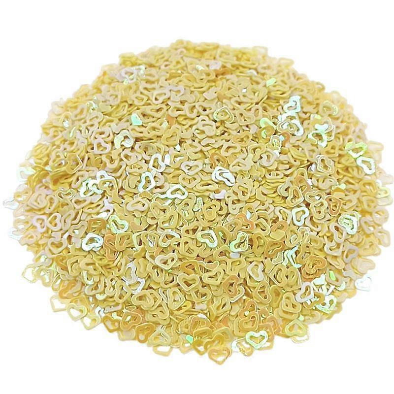 High quality Material Sequin Creative Mobile Phone Case Hollow Heart 2000Pcs DIY Handmade 4mm Nail Art Decoration Patch Sequin Filler