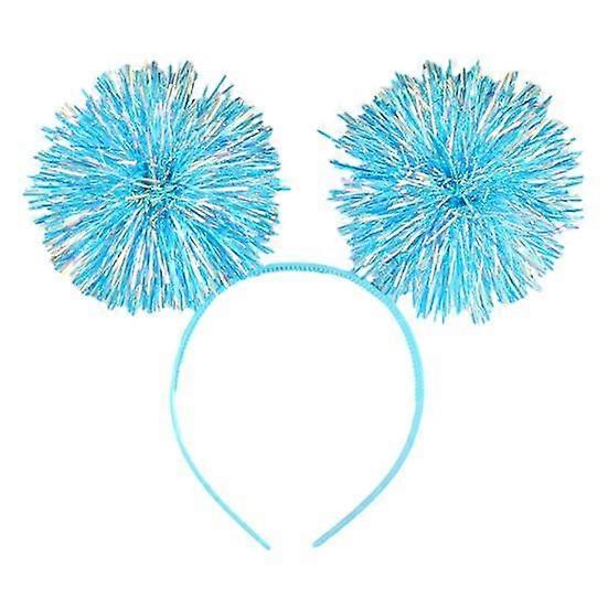 Sparkling Foil Strips Headband Handmade Christmas Fashionable Hair Accessory for Cosplay Parties Birthdays
