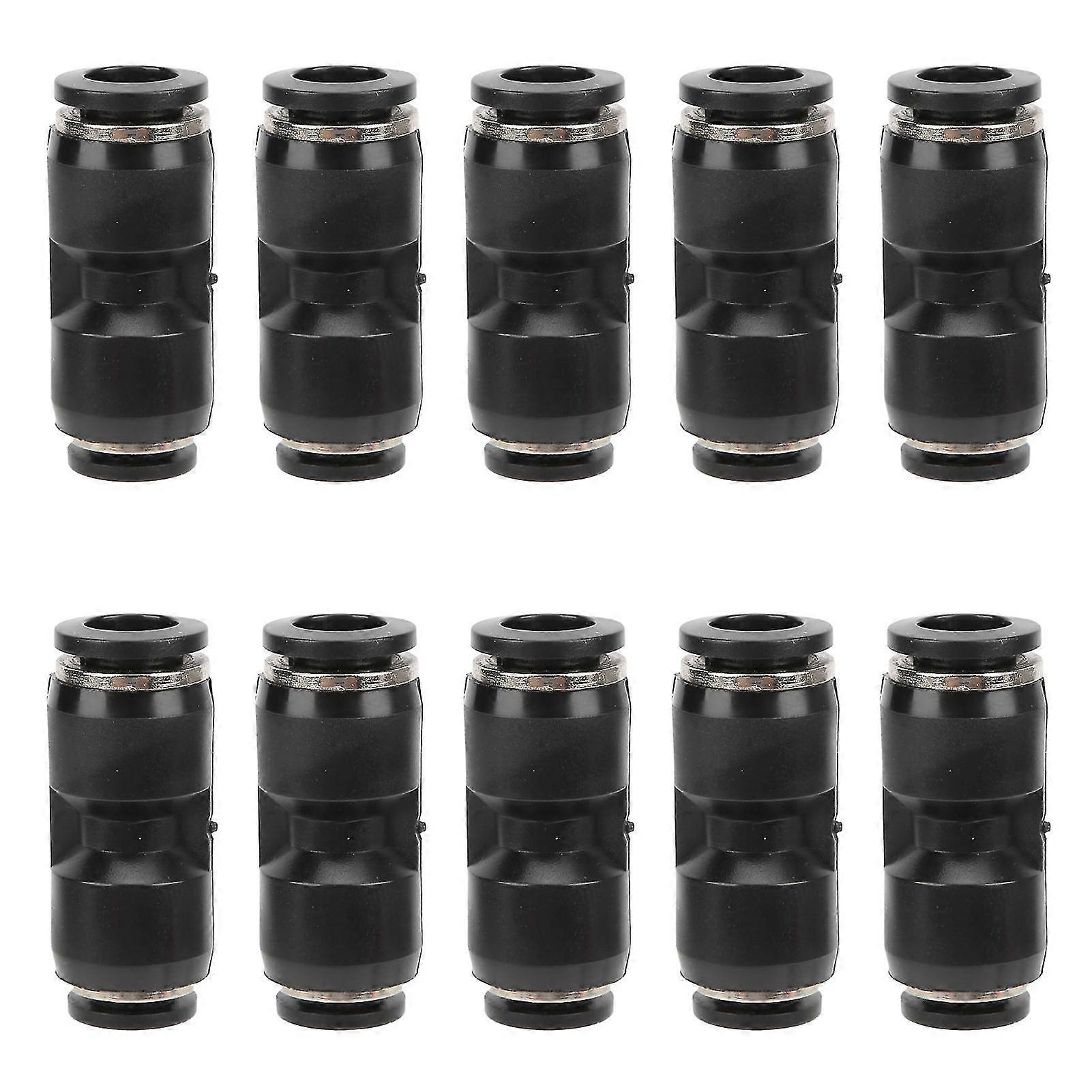 10Pcs Pneumatic Reducer Connector 360° Rotary Tube Fitting for Mechanical ProcessingPU8-8