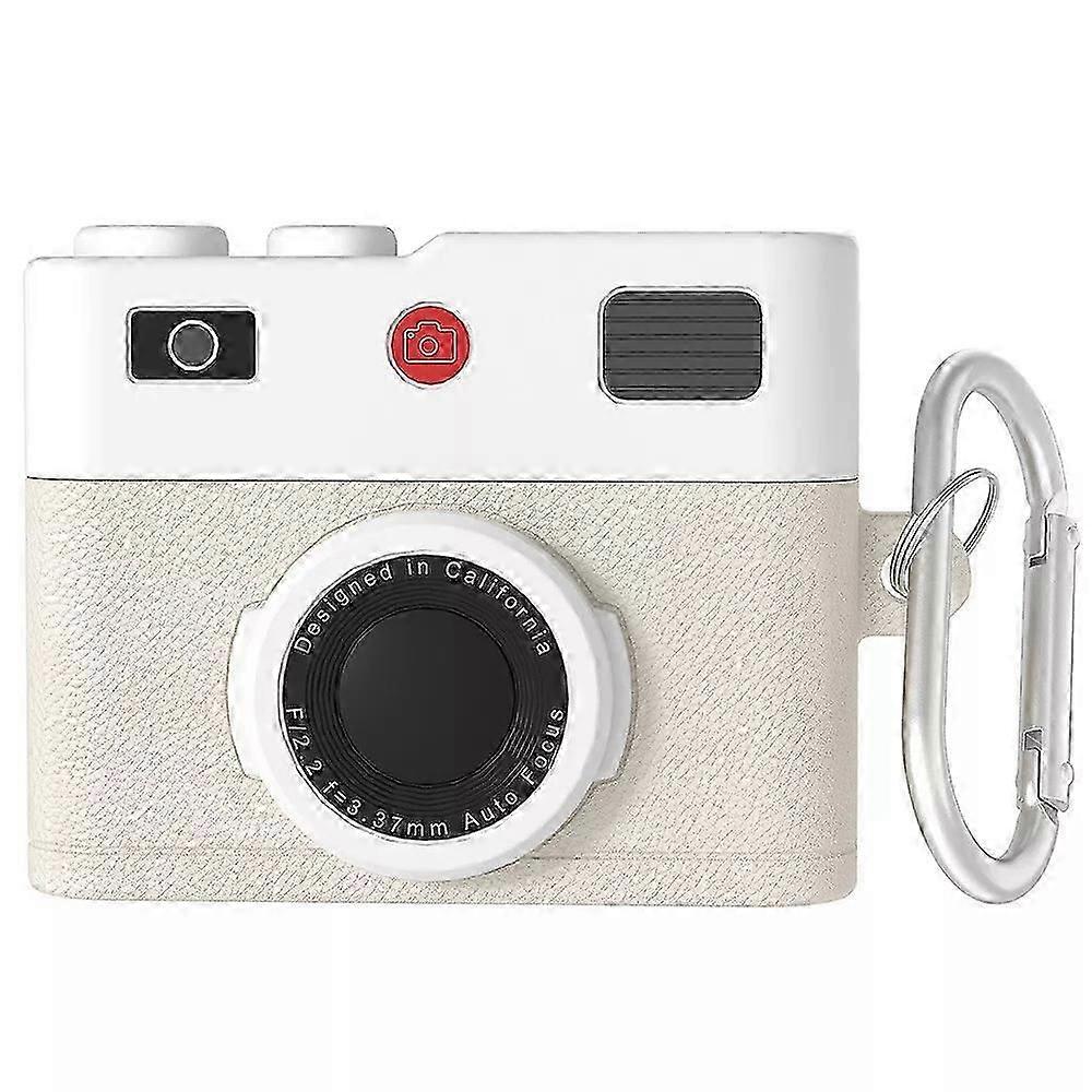Retro 3D Camera Protective Silicone Skin Cover for AirPods 4th Generation