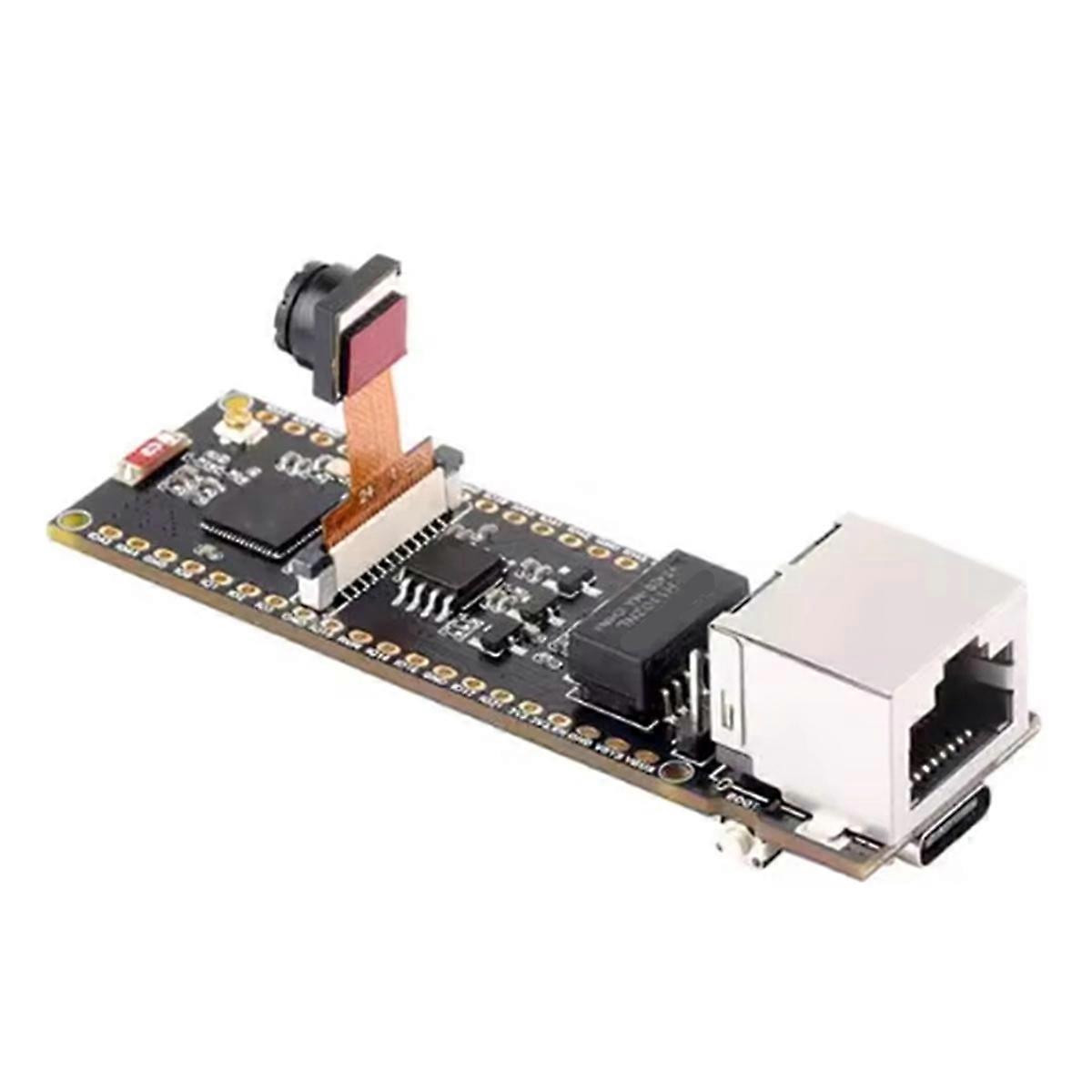 ESP32-S3 ETH Camera Development Board PoE RJ45 / OV2640 OV5640 Port / W5500 / Micro-SD per Size,A