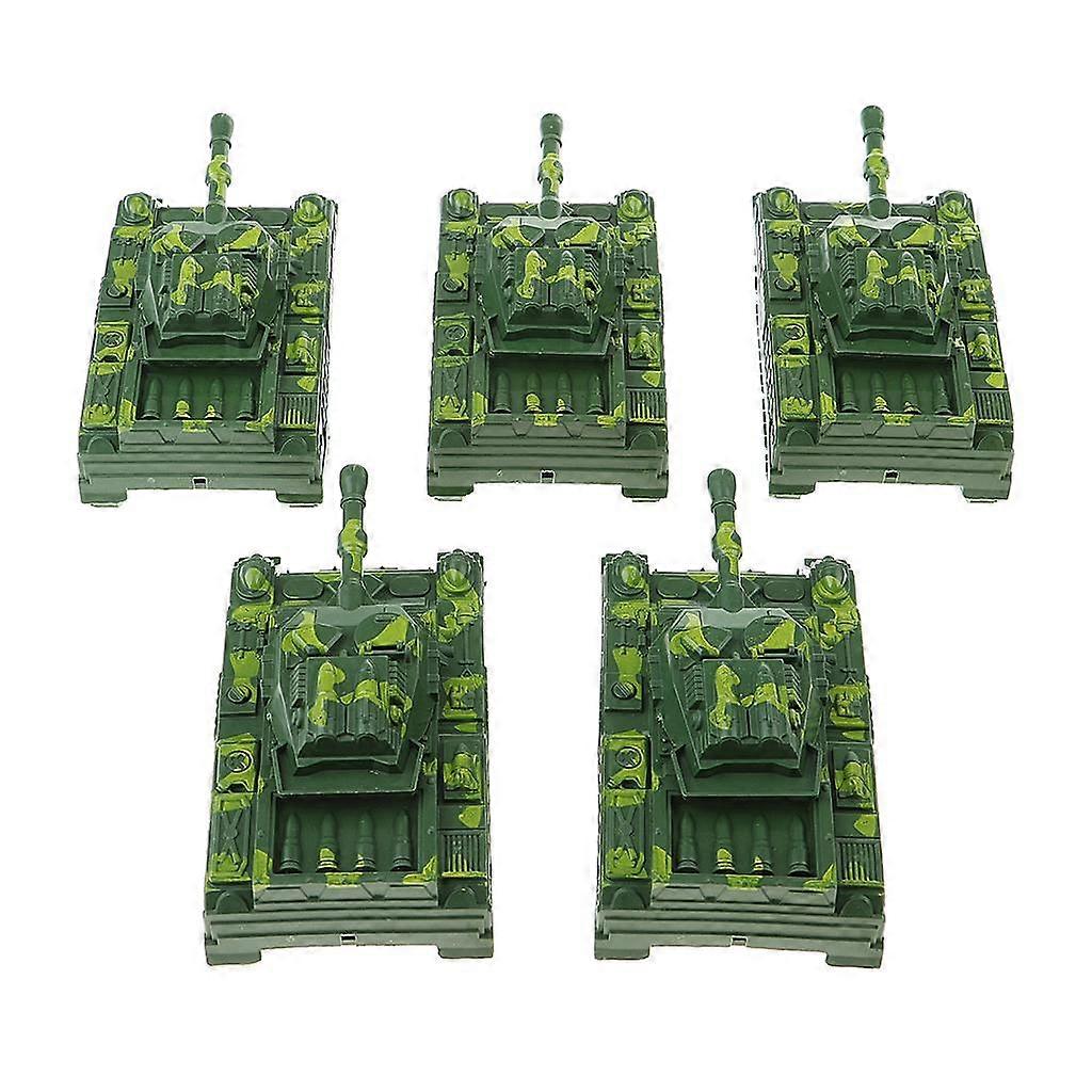 5Pcs Plastic Launching Tank for Armor Scene Building Props
