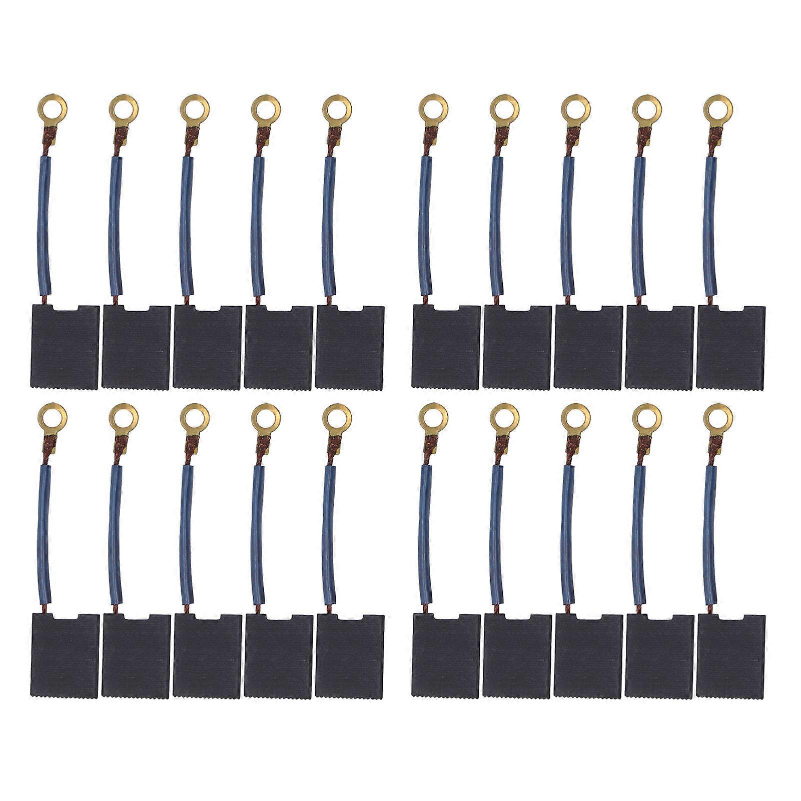 20PCS Copper Carbon Brush Replacement Power Tool Carbon Brush for Angle Grinder Cutting Machine