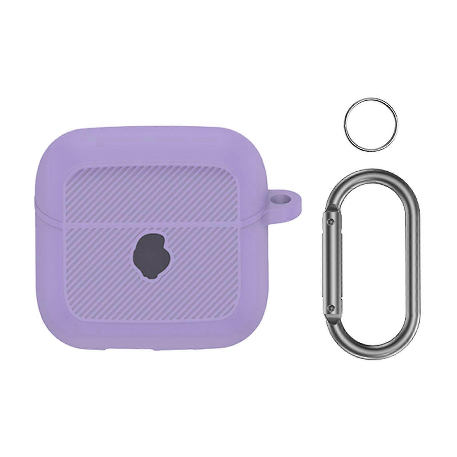 Protective Carrying Case Shockproof Suitable for Skull Candy Mod Earphone Dustproof Housing Washable Charging Box Sleeve  Purple