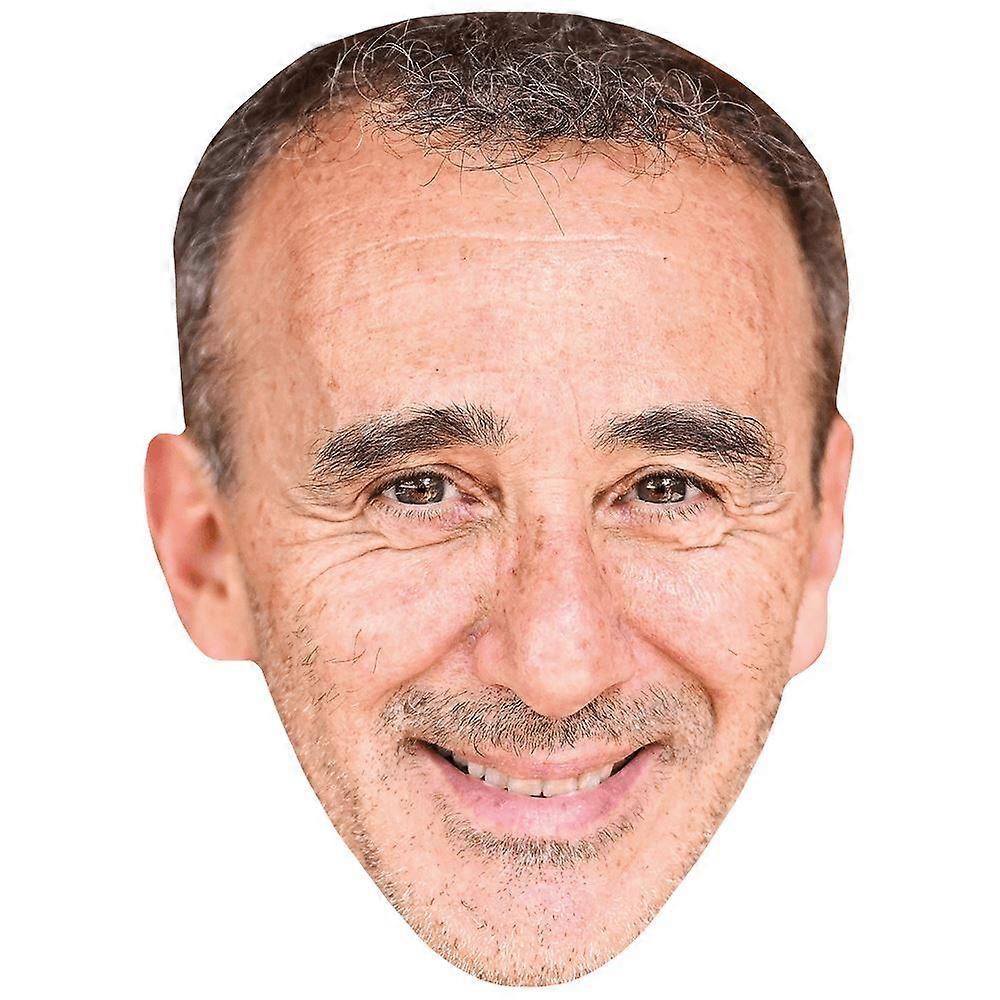 Élie Semoun (Stubble) Celebrity Mask, Flat Card Face