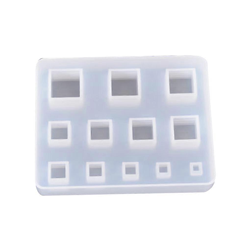 עגיל DIY תליון שרף תבניות תכשיטים ביצוע אבן חן למשולש סיליקון עובש עגול שרף אפוקסי יציקת עובש אמנות C