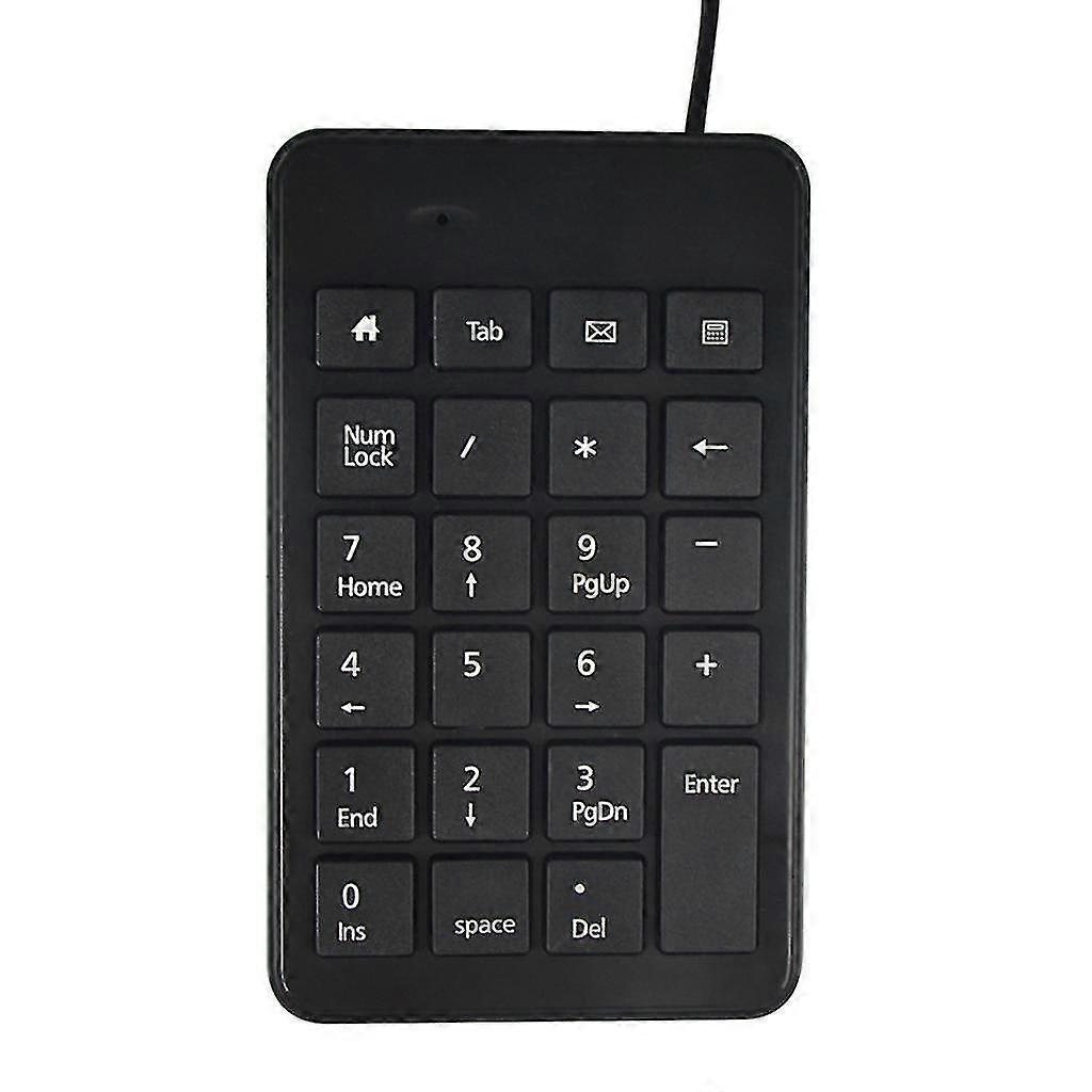 Small-size Usb Wired Numeric Keypad Numpad 23 Keys Mini Accounting Keyboard