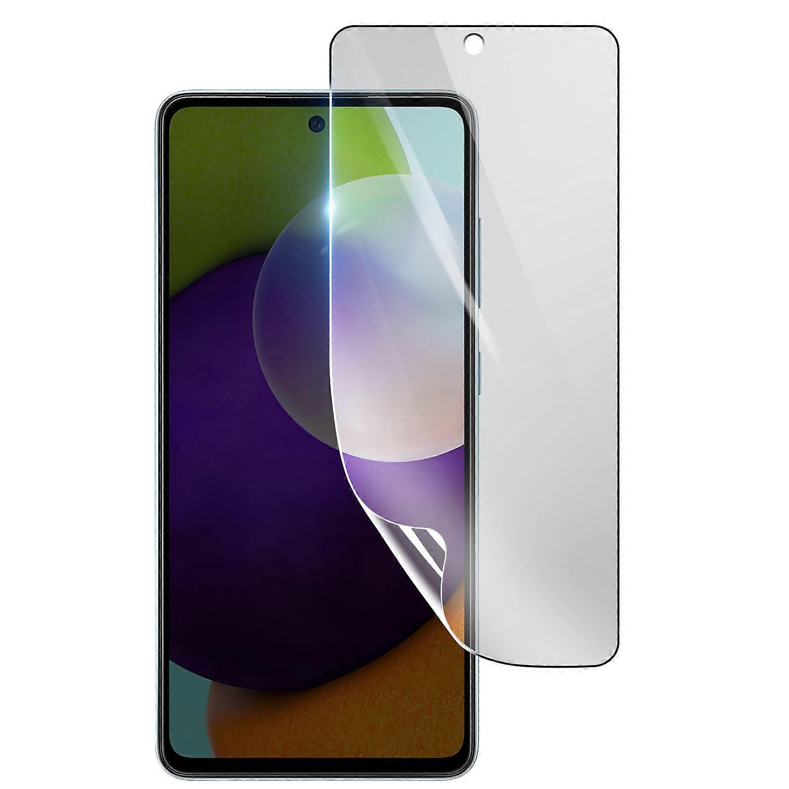 Shockproof Hydrogel Screen Protector for Galaxy A52, Transparent