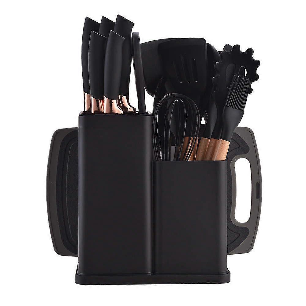 19 PCS Set Black Cooking Utensils Set for Kitchen