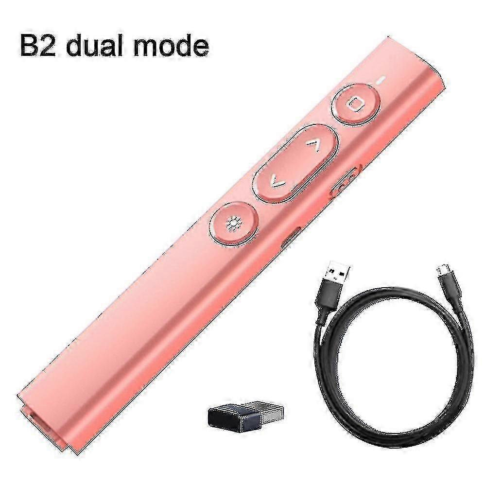 JiaWei Laser Page Turning Pen For Powerpoint Presentations, 100m Presentation Clicker Usb Slides Clicker For Mac/win/computer/lapto G 5wM