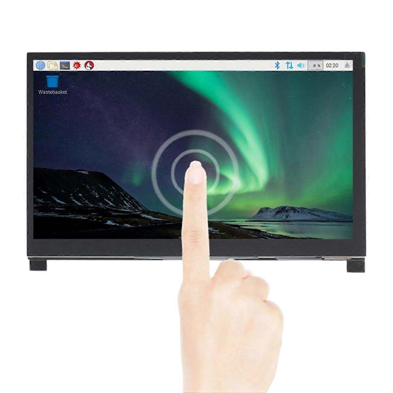 7 Inch Full View LCD IPS Touch Screen Capacitive Monitor with HD HDMI Display and 5-Point Control for Enhanced Viewing