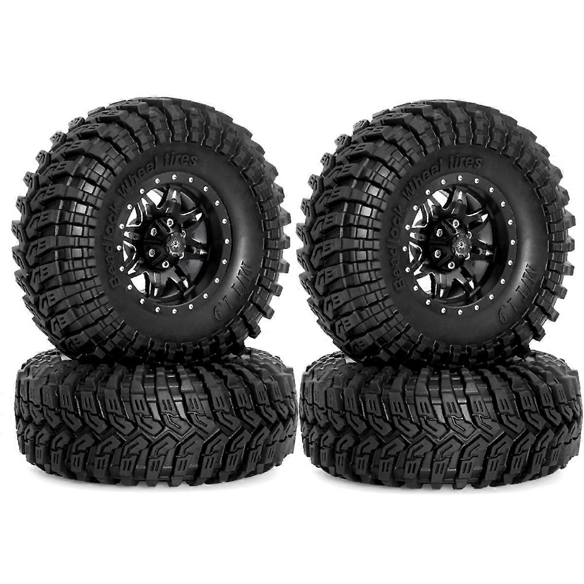 RED SPIDER R 4 Stück 115 mm Metall 1,9 Zoll Beadlock Felge Reifen Set C