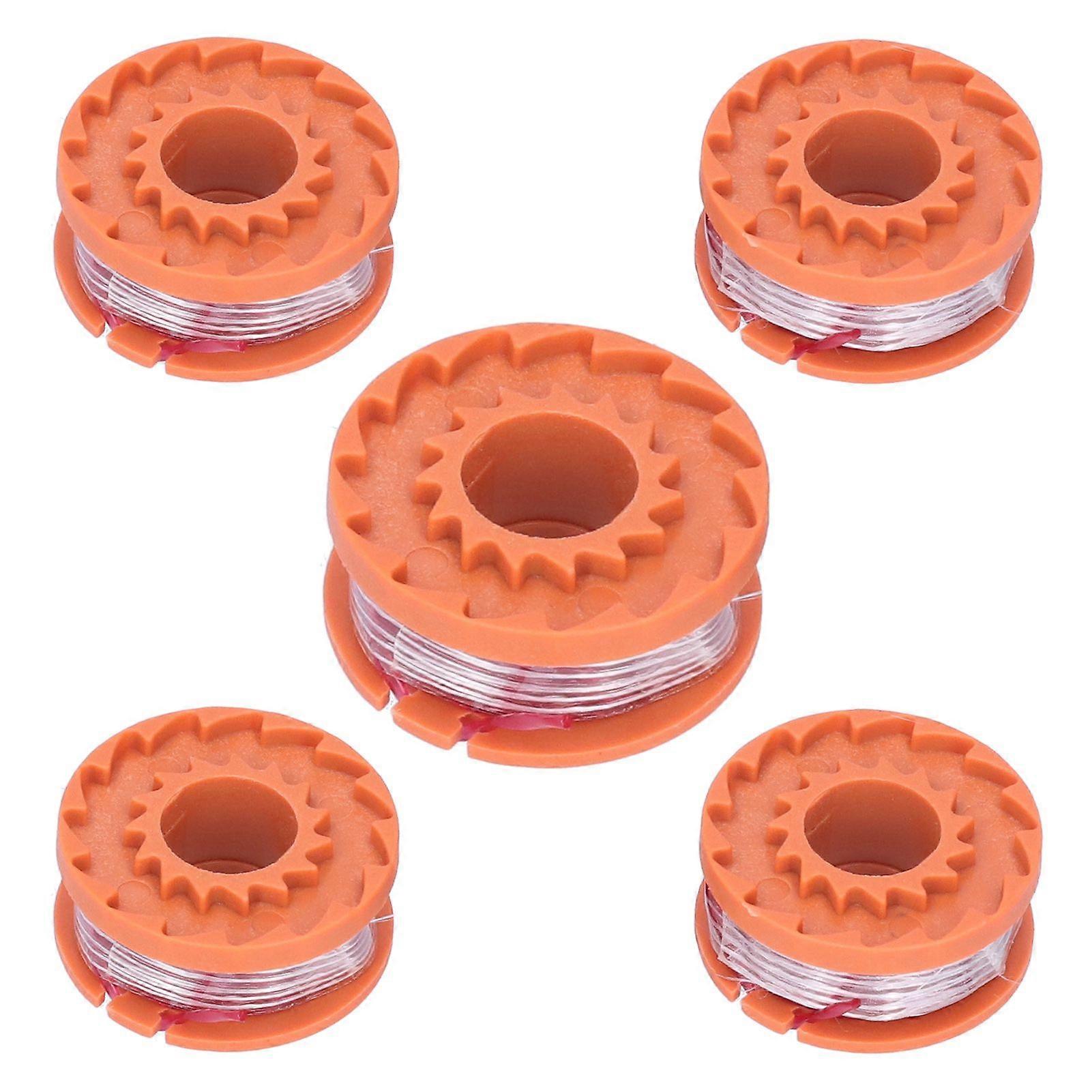 5PCS Lawn Mower Line Spool Replacement Fit for WORX WG150E WG151E WG154E WG155E WG157E WG160E WG163E