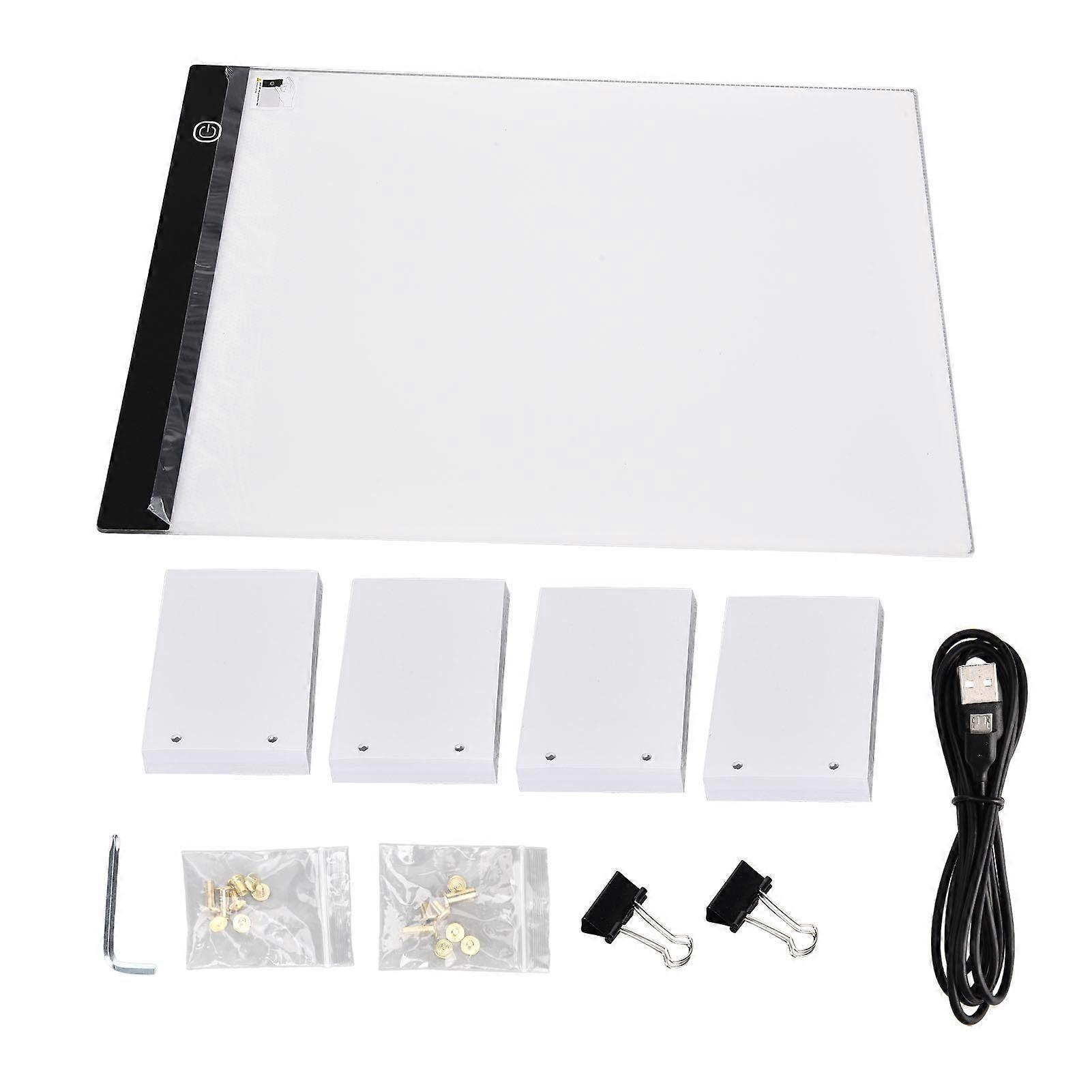 Flip Book Kit Lightweight Portable Custom Adjustable Book USB Powered LED A4 Light Pad