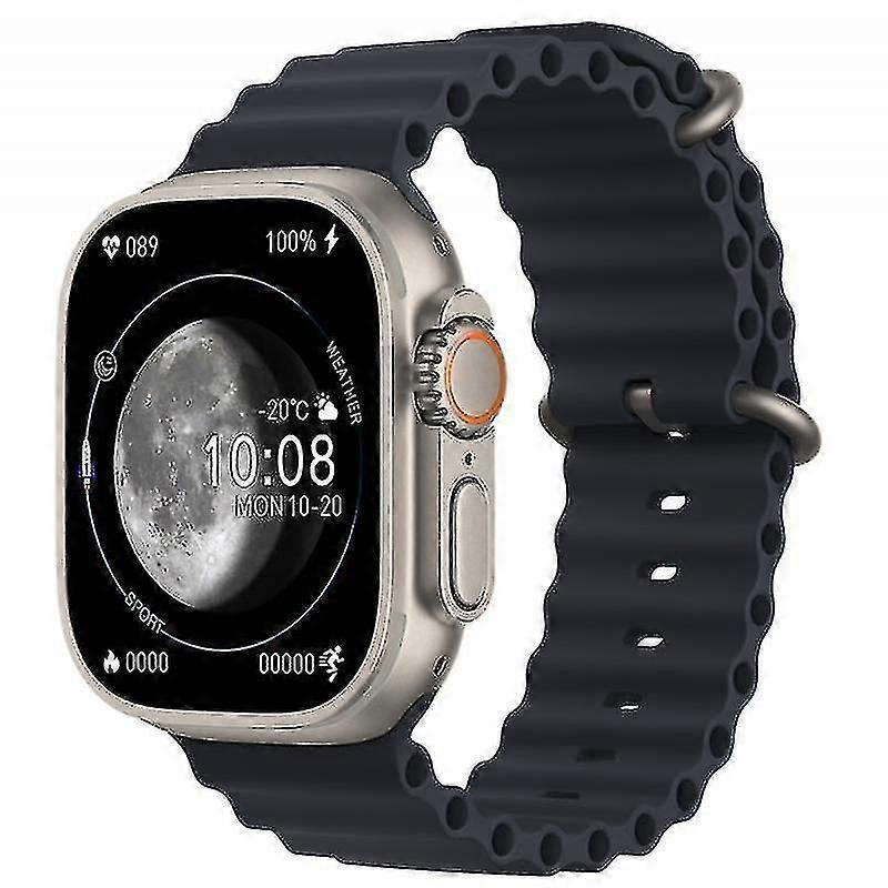 Hk8 Pro Max Ultra Erkekler 49mm Amoled Ekran Pusula Nfc Smartwatch