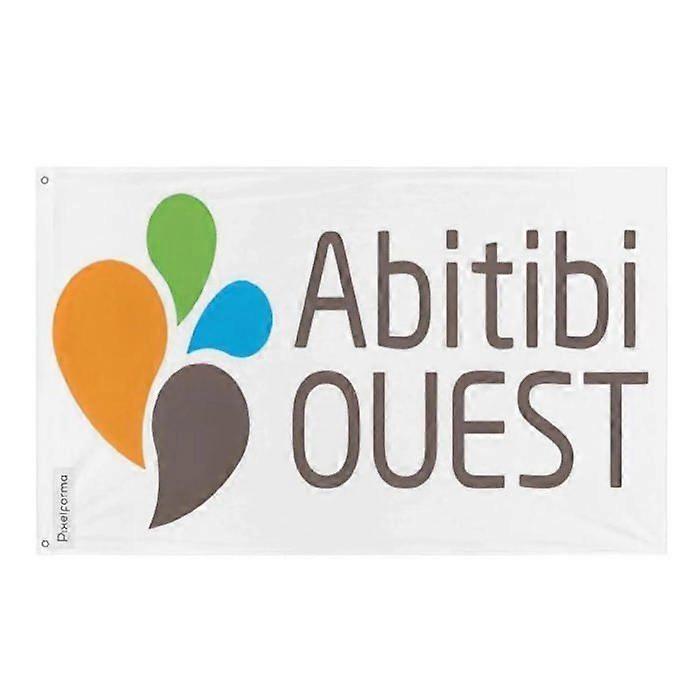 Flag - Abitibi-Ouest - 120 x 180 cm - Polyester - Double-sided print - Metal grommets
