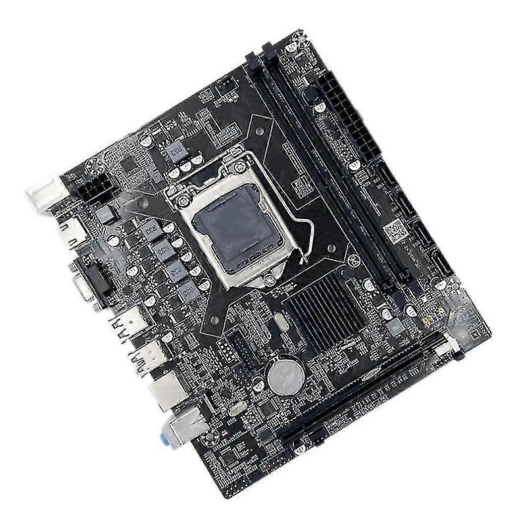 اللوحة الأم للكمبيوتر H110 تدعم اللوحة الأم Lga1151 ذاكرة DDR4 مع وحدة المعالجة المركزية G3900 + مروحة التبريد + SATA